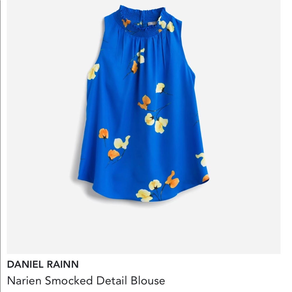Daniel Rainn blue floral tank